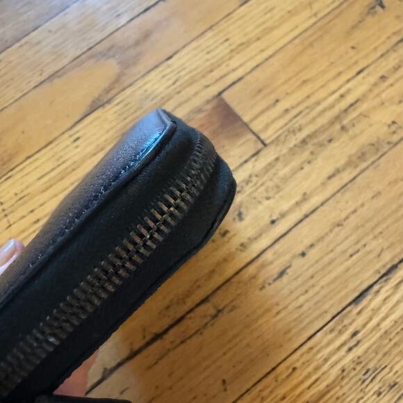 Prada Black Leather Continental Wallet with Box SHW - Picture 5 of 11